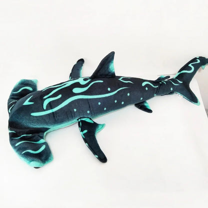 100cm Hammer Shark Plush Stuffed Toy Sea Fish Pillow Kids Christmas Gift Toy