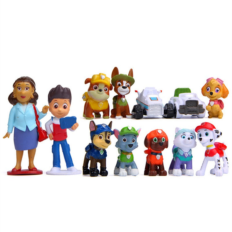 PAW PATROL Figure Play Set Characters Chase Marshall