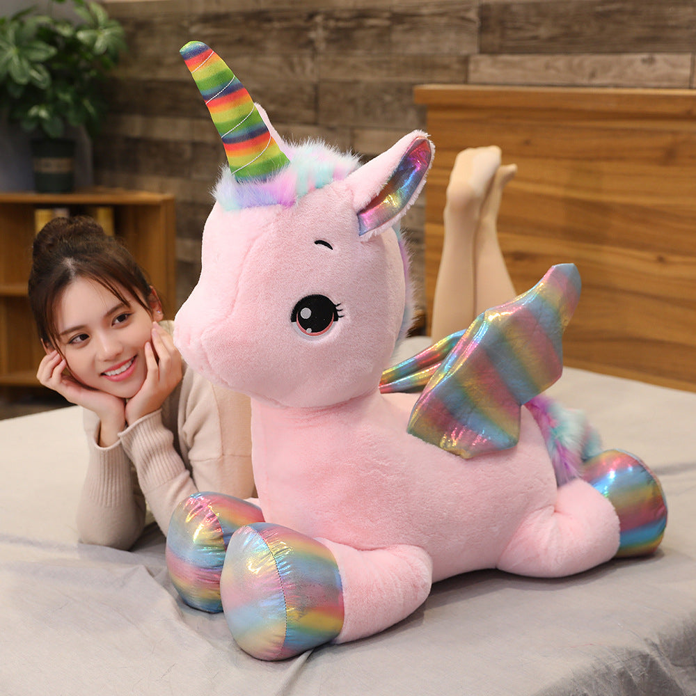 Rainbow Unicorn Gift Stuffed Animal Soft Plush Toy for Girls, Kids