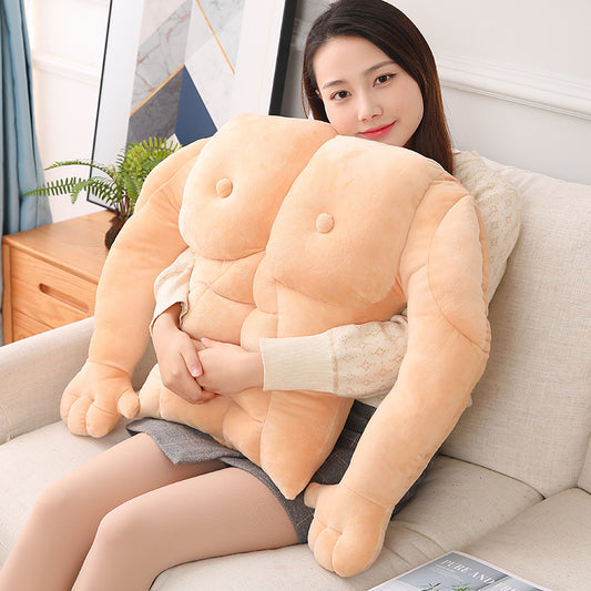 Muscle Body Plush Stuffed Pillow for Sofa Chair Cushion Home Decoration