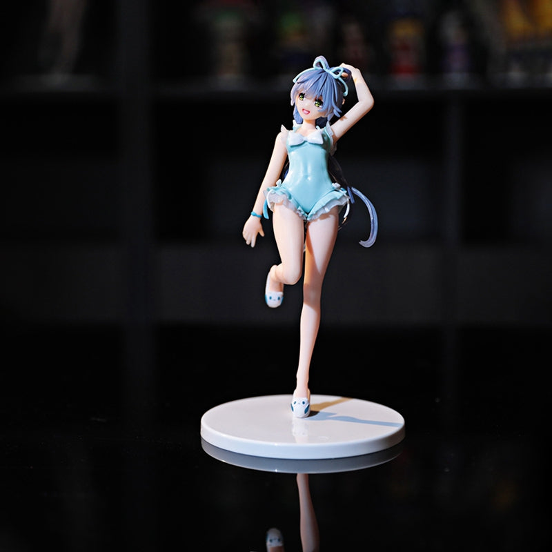 20cm Hatsune Miku Anime Figure VOCALOID Luo Tianyi Kawaii Swimsuit Girl Action Figures PVC Adult Collection Model Doll Toys