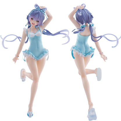 20cm Hatsune Miku Anime Figure VOCALOID Luo Tianyi Kawaii Swimsuit Girl Action Figures PVC Adult Collection Model Doll Toys