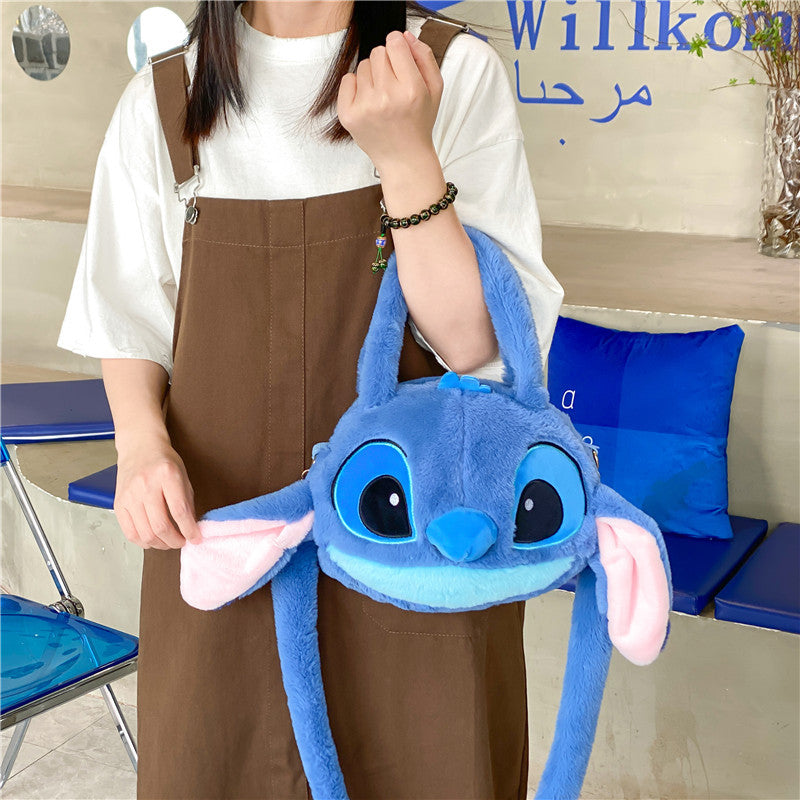 Disney Lilo&Stitch Plush Fashion Handbag Luxury Handbags Women Bags