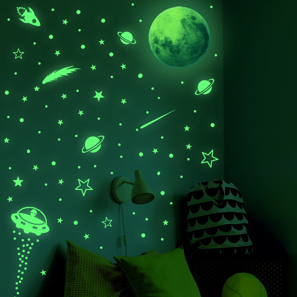 Wall Stickers Space Planets Kids Education Decor Mural Art Decal