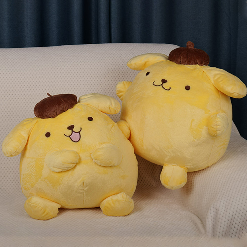 50cm Sanrio Pompompurin Stuffed Plush Toys Big Size Lovely Pillow Gift Kids Super Soft Pom Pom Purin Plushie Doll Room Decor
