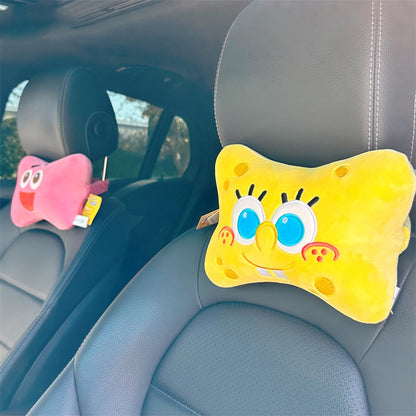SpongeBob Vehicle Head rest pillow Patrick Stars New