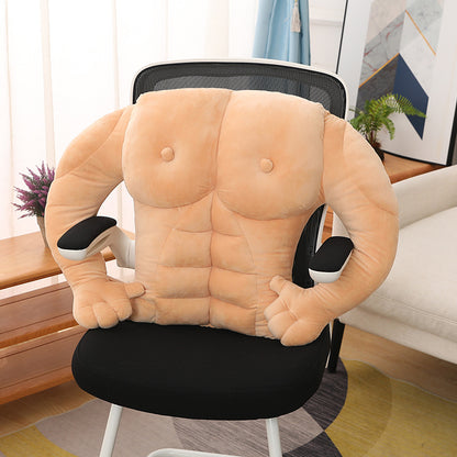 Muscle Body Plush Stuffed Pillow for Sofa Chair Cushion Home Decoration