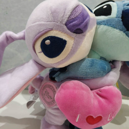 Lilo and Stitch Girlfriend "Angel" Hug With Red Heart Plush Toy"I LOVE U"