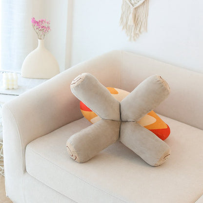 Cute Bonfire Plush Toy Soft Stuffed Flame Pillow Sofa Decor