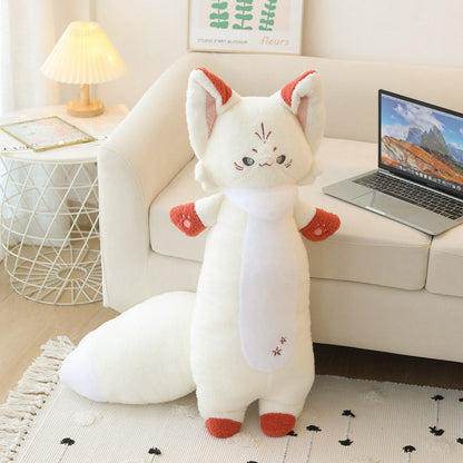  Giant Fluffy Fox Plush Pillow Home Decor