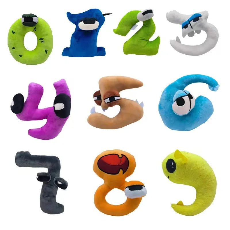 soft toys Alphabet Lore Plush 0-9 Toy 
