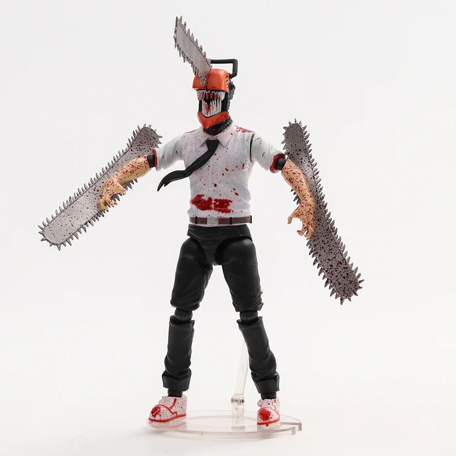 Chainsaw Man Pochita Denji Action Figure Movable Model Toy