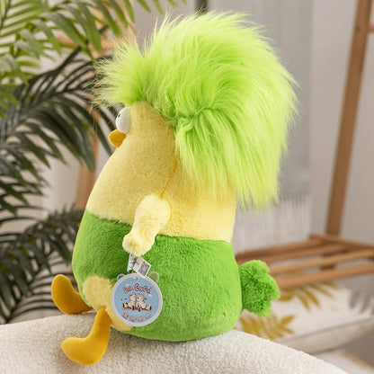 45CM Explosive Head Headshot Chicken Plush Toy Cute Rag Funny Doll Sleeping Pillow For Children's Gifts