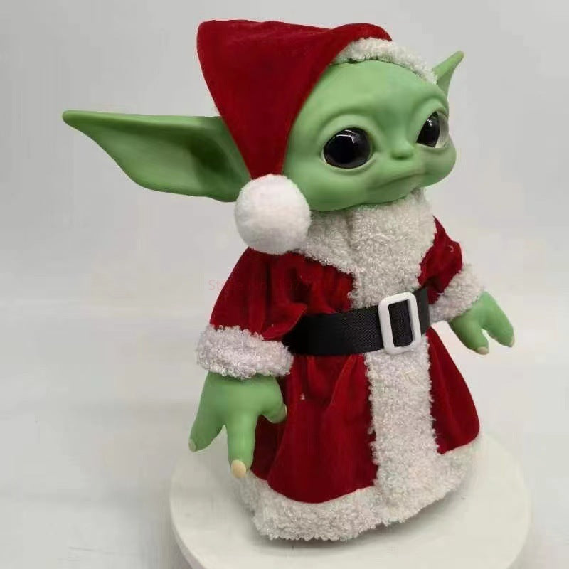 28Cm Baby Yoda Action Figure Doll. Toys Kids Collection Birth Day Gift.