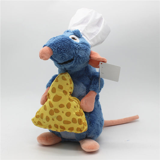 Disney 30cm Ratatouille Remy Mouse With Cheese Plush Toy Doll Stuffed Animals for Children Boy Gifts