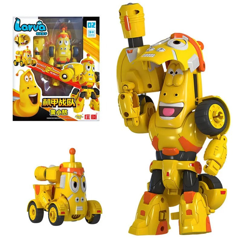 Load video: Larva Rangers insect 5 combination transform robot toys! emartsnap