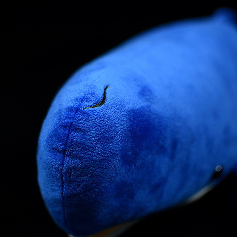 New 54cm Lifelike Sperm Whale Simulation Stuffed Toys Soft Sea Animals Cachalot Plush Toy Pot Dolls Gift