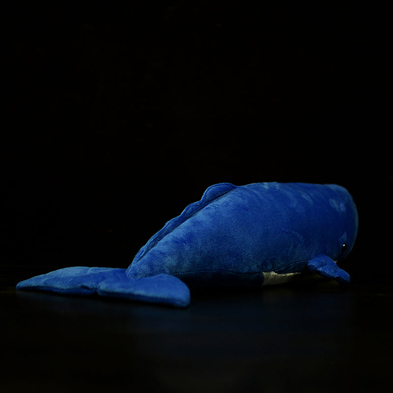 New 54cm Lifelike Sperm Whale Simulation Stuffed Toys Soft Sea Animals Cachalot Plush Toy Pot Dolls Gift