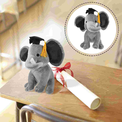 Graduation Gift for Son, Asian Elephant Toy,  Plush Toys emartsnap