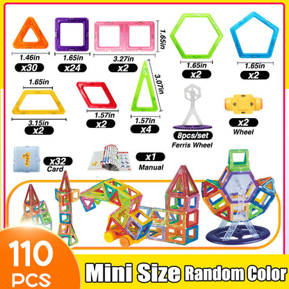 Your kids can free their imagination and creativity with emartsnap Kids Magnetic Building Blocks toys. Let the growth of children be full of infinite possibilities.