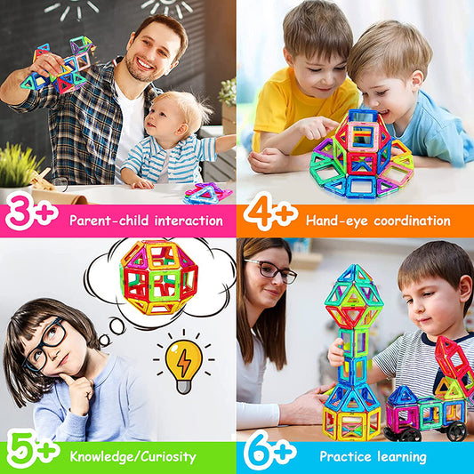 magnetic block toys, Kids Magnetic Building Blocks,  Magnetic Building Blocks, Magnetic Tiles Building Toys,