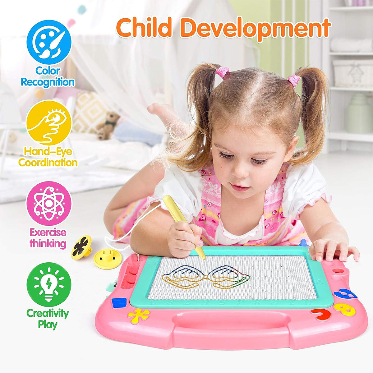 Magnetic Drawing Board for Kids Learning Education Toys