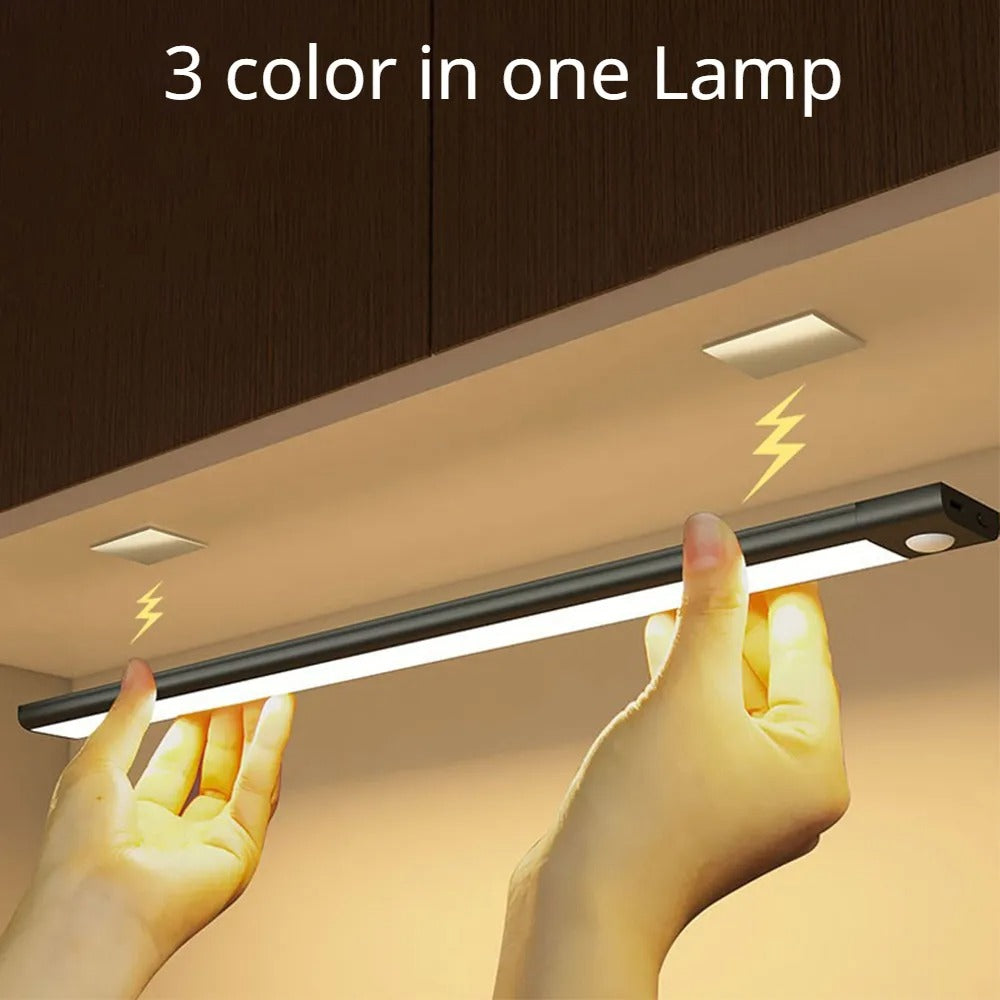 Motion Sensor LED Night Light Battery Powered Indoor Closet Cabinet Wall Cabinet