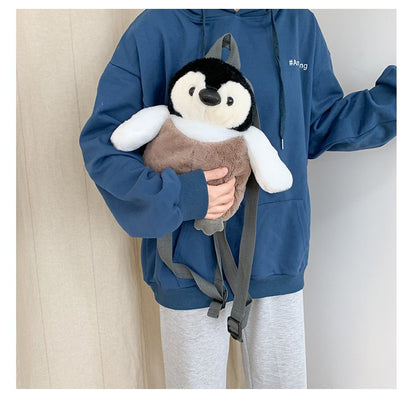 Stuffed Penguin Shoulder Bag