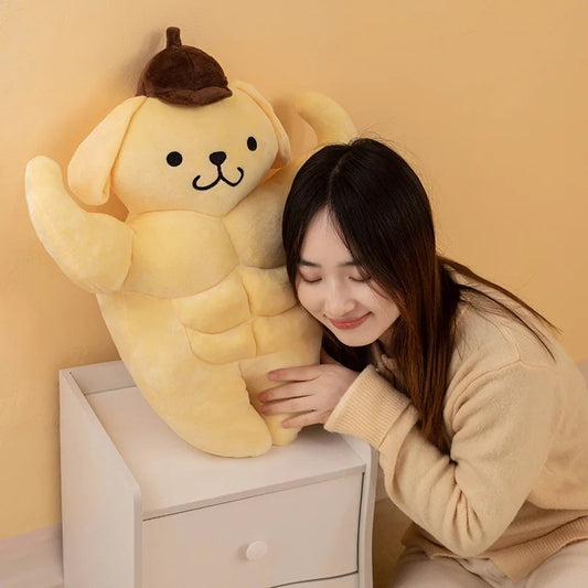 pompompurin girlfriend Muscle Man Companion Doll Gift For Friends