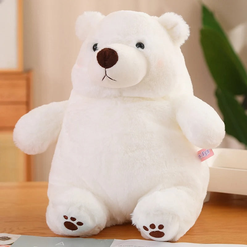 55CM Lazy Animal Pillow Cute Polar Bear Husky Doll Children's Sleeping Companion for Gifts