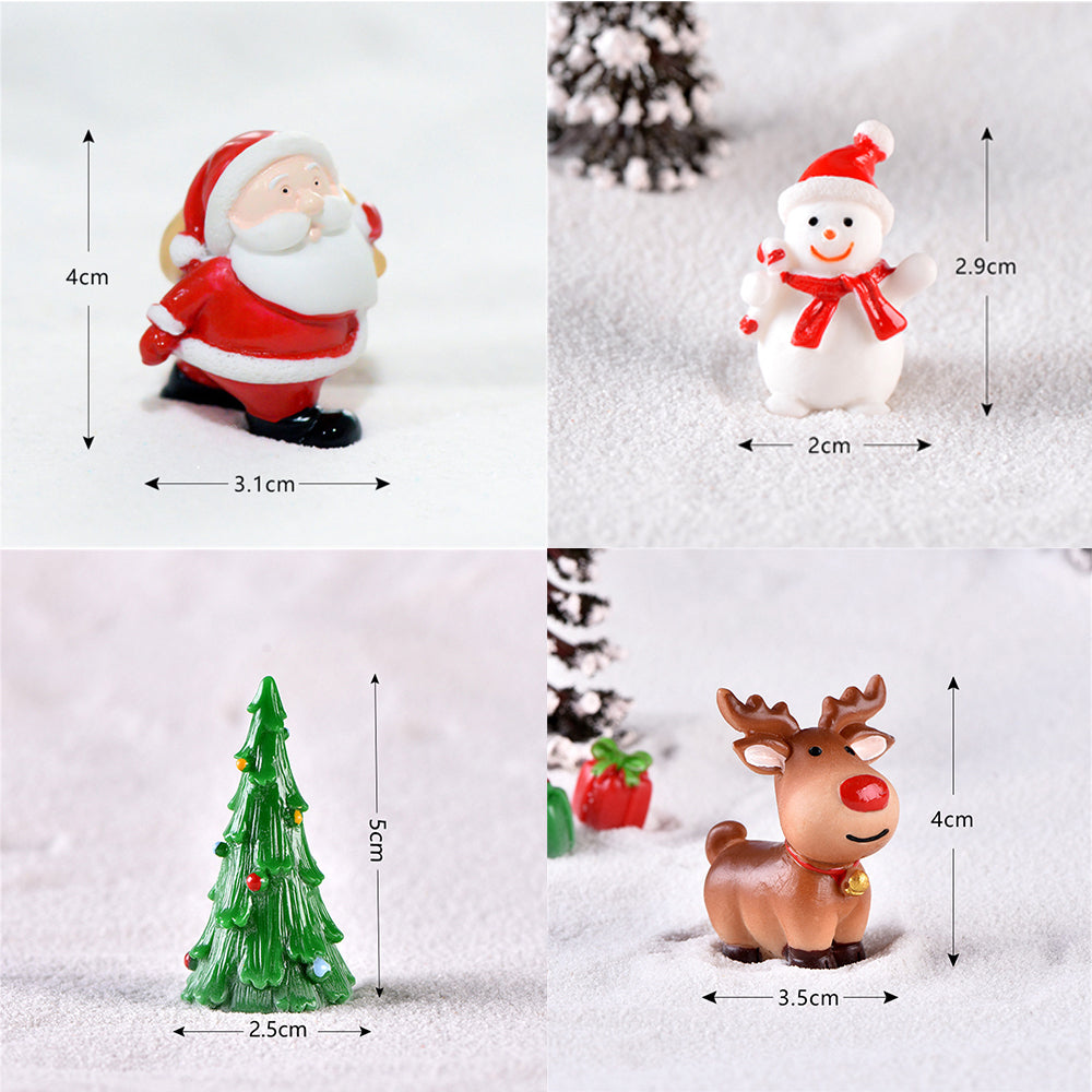 Christmas Figurines 4pcs Lot, Christmas Centerpiece Ideas