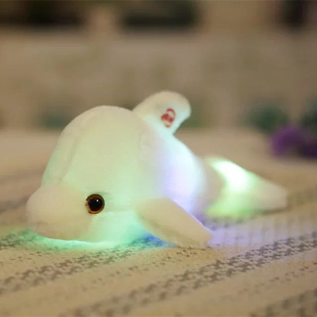 Luminous Dolphin Cuddly Toy, LED Stuffed Animal