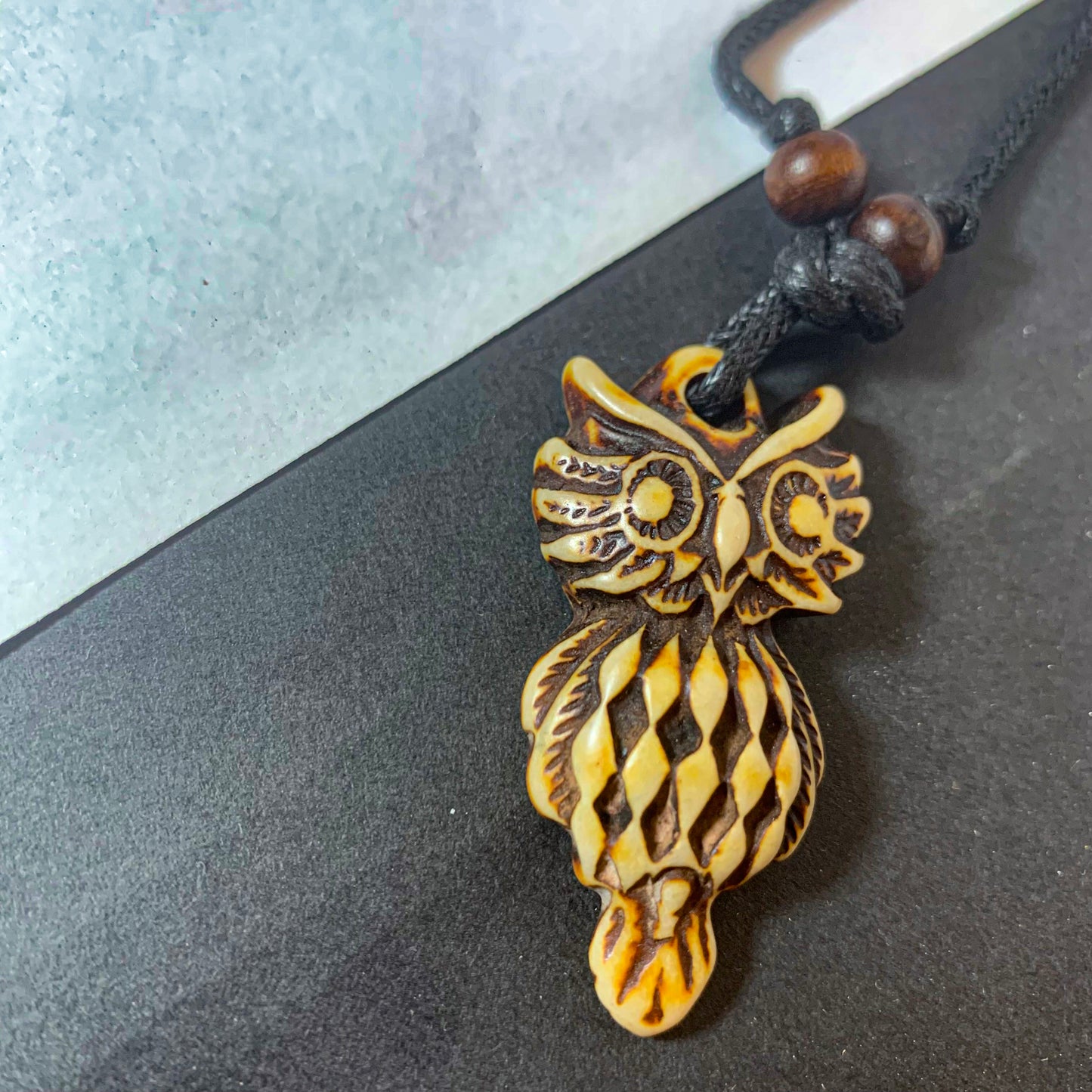 Owl Snowflake Pendant Necklace Women Jewelry Gift