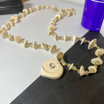 Natural Seashell Necklace for Party Beach Dress Women